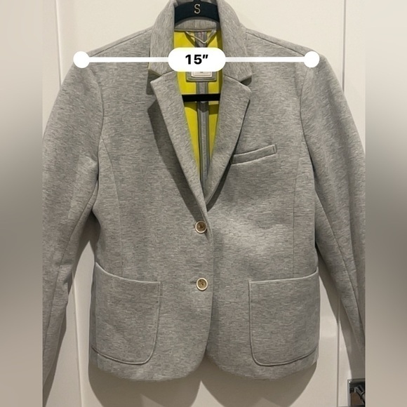 Womens Gap The Academy Blazer Size 8, Herringbone K preppy - Picture 5 of 8